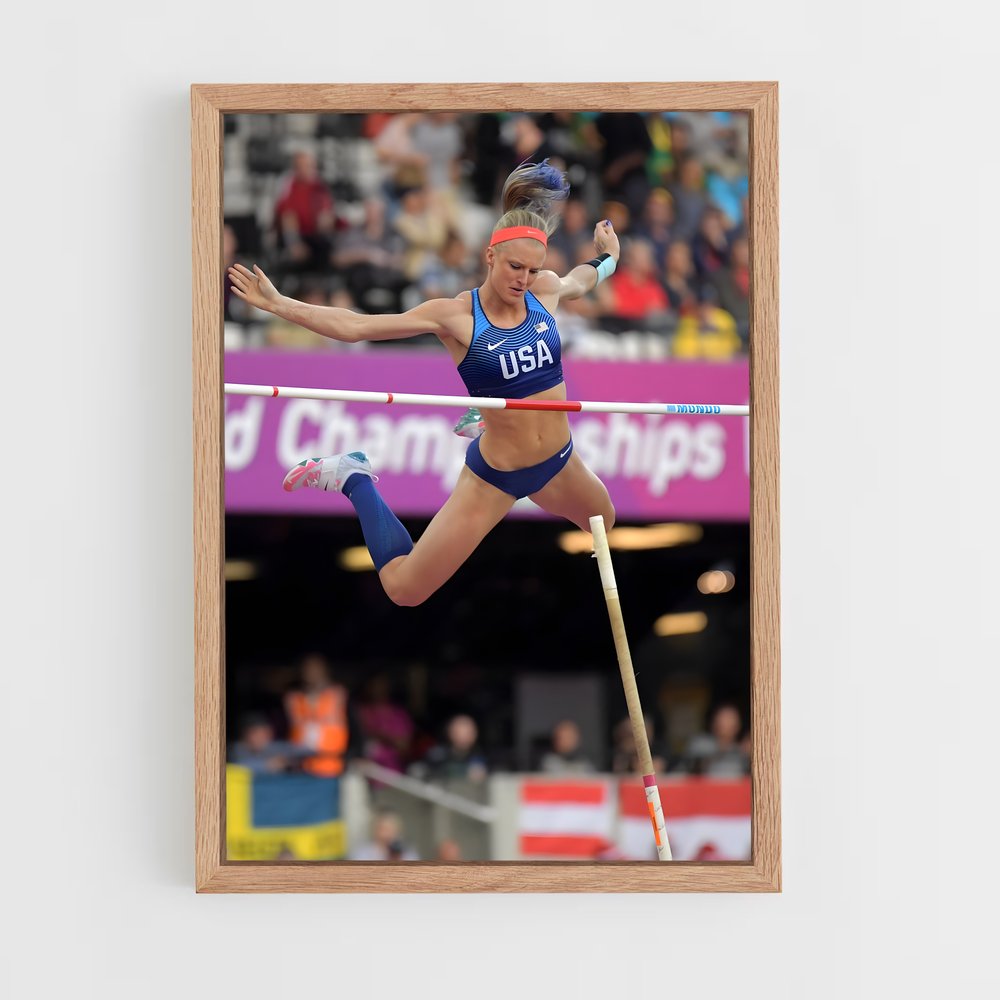 Poster Saut Vers Les Étoiles – affiche Athlétisme (vue 4)